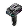 Bluetooth 5.0 Автомобильный FM-передатчик с регулировкой на 180 градусов, двухканальный USB-плеер, зарядное устройство для Mp3, беспроводной светильник Type-C, громкая связь