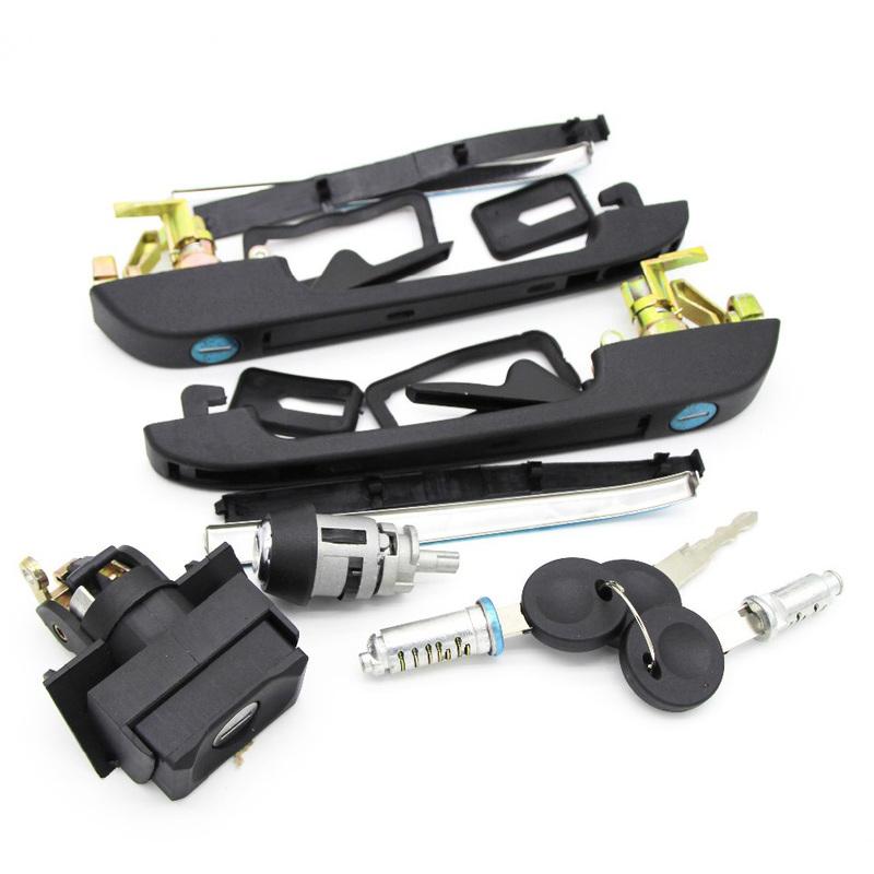 191898081 Ignition Switch Tailgate Door Handle Full Lock Set Cylinder for VW GOLF II 2 DH001