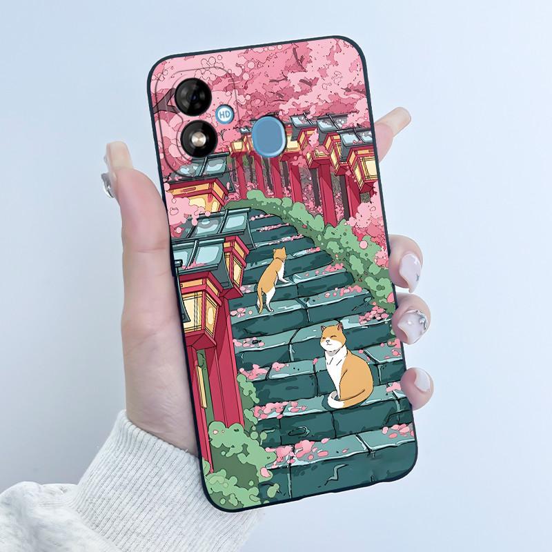 Cute Case For Itel A33 Plus Fundas Printing Shell Protective Cover Soft Silicone Cartoon Phone Casing Capa Coque