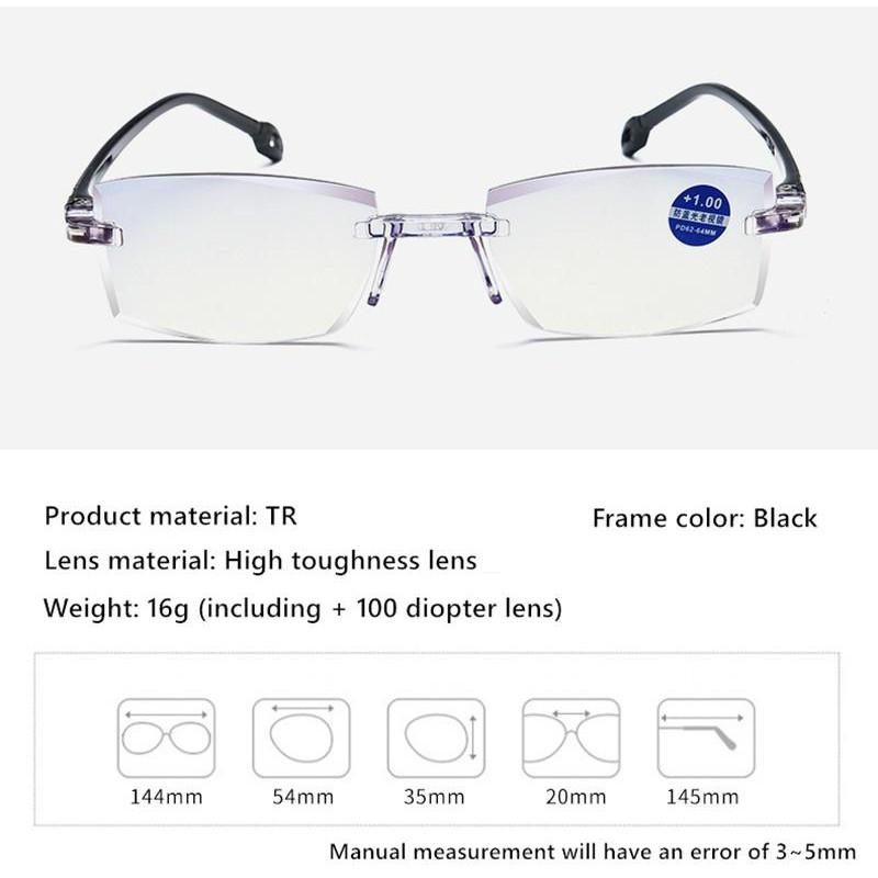 Очки для чтения для женщин и мужчин, простые, с защитой от синего света, для использования в помещении, с защитой от Blu-ray, пресбиопия