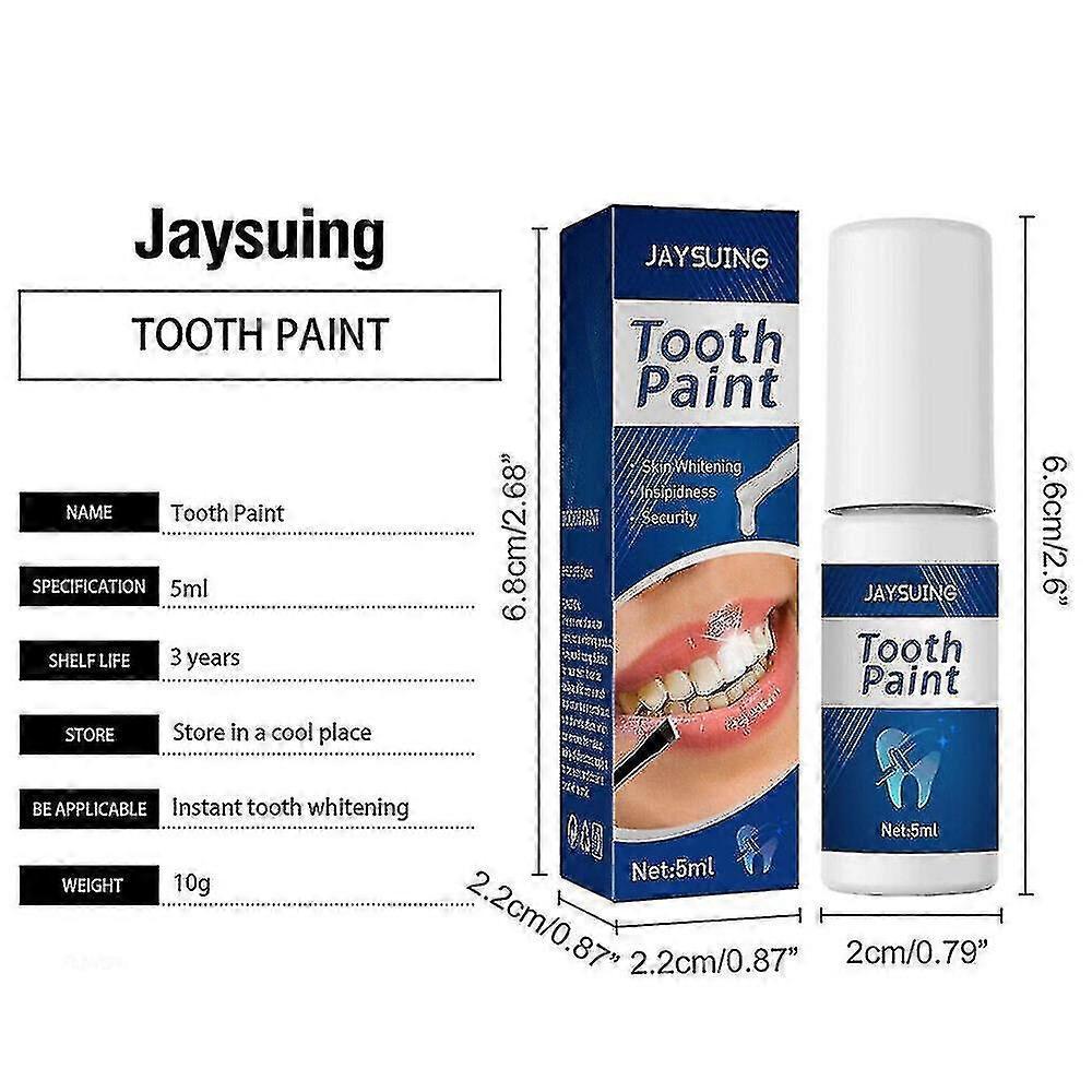 Teeth Whitening Paint, Tooth Paint, Instant Teeth Repair Polish Whitening Paint