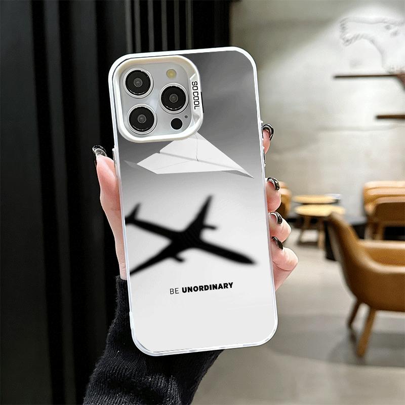Бумажный Самолет Лодка Мечта Ударопрочный Чехол для Телефона для iPhone 17 Air 16 16E 15 Pro Max 14 Plus 13 Mini 12 Задняя Крышка Противоударный Fund