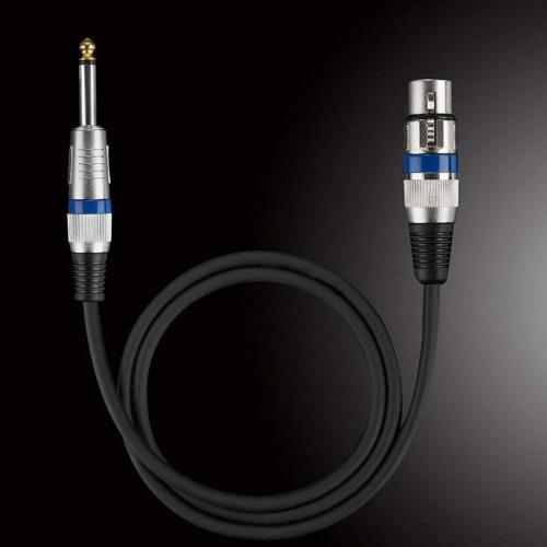 Canon Conversion Cable, Microphone Cable, XLR Cable, XLR to Phone Cable, Male to Female (1.5m)
