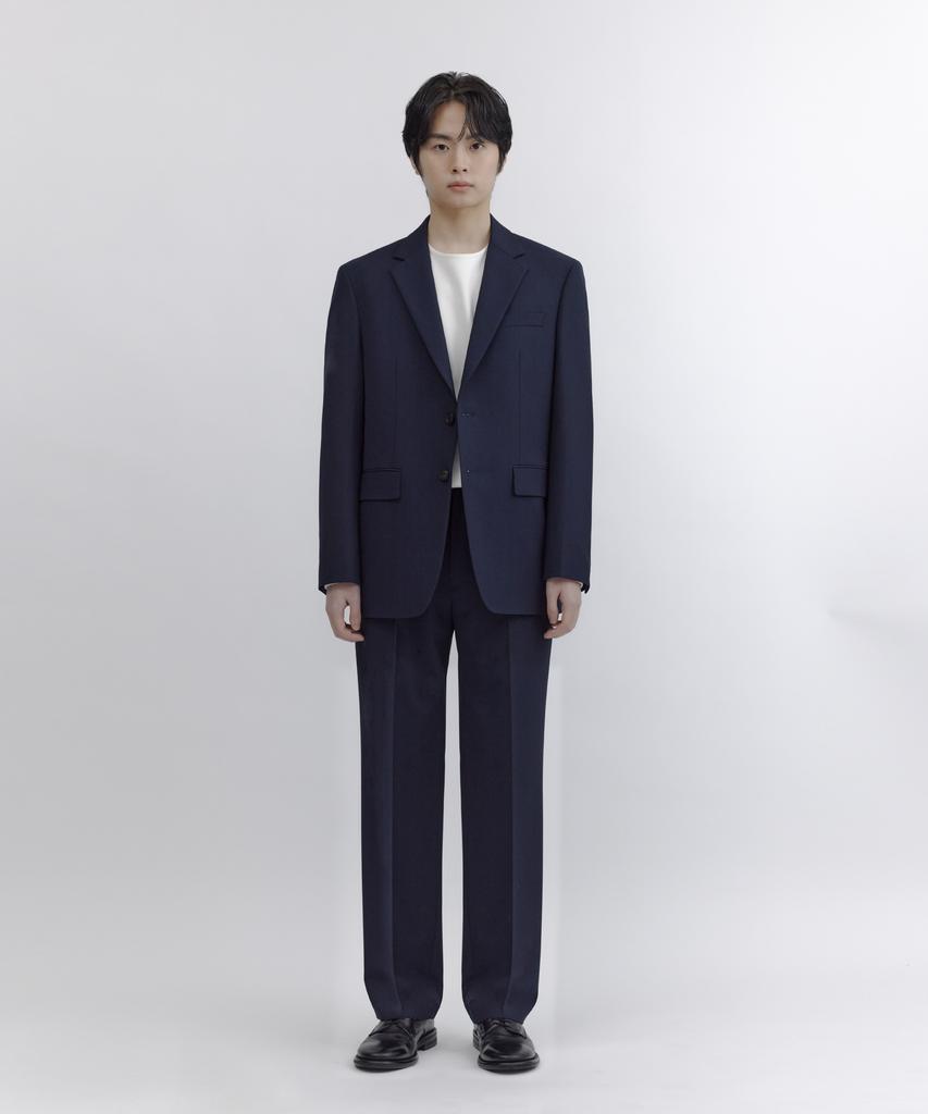 NONBLANK W11 Semi-Wide Fit Slacks_Dark Navy