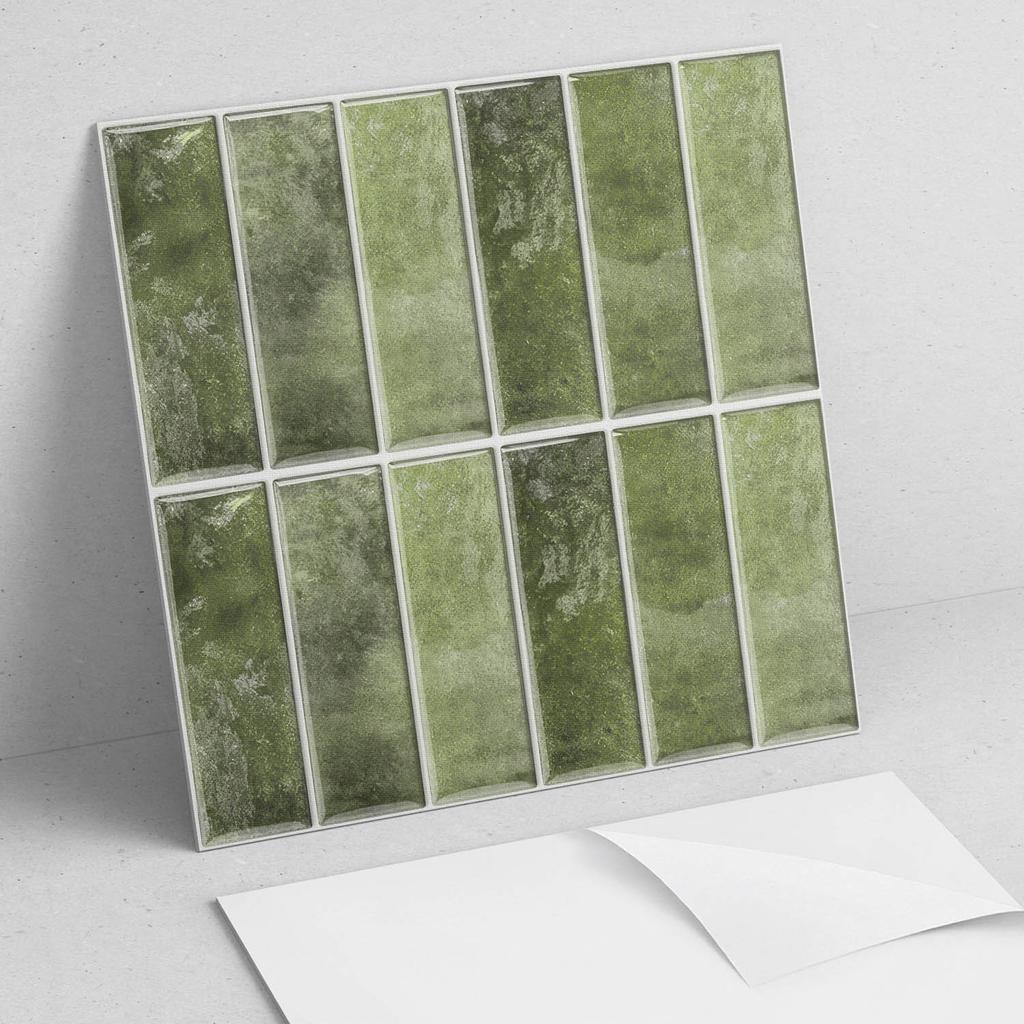 Kafelki Samoprzylepne Z Grafiką Do Jadalni Pcv Geometryczny Wzór Płytek 9X30X30 Cm