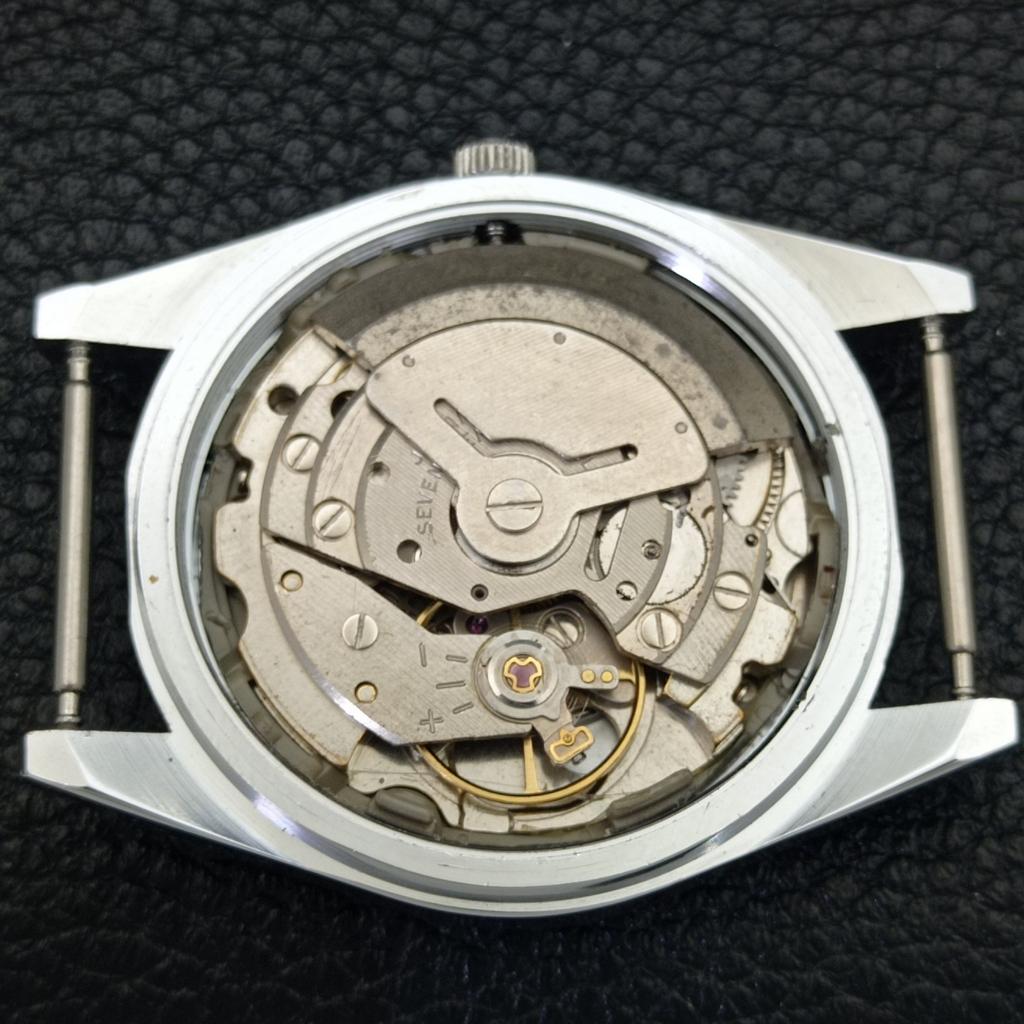 ВОССТАНОВЛЕННЫЕ АВТОМАТИЧЕСКИЕ МУЖСКИЕ ЧАСЫ SEIKO 5, СДЕЛАНО В ЯПОНИИ, КРАСНЫЙ ЦИФЕРБЛАТ, ИЗГОТОВЛЕНЫ НА ЗАКАЗ a440011-2 QV90-a440011