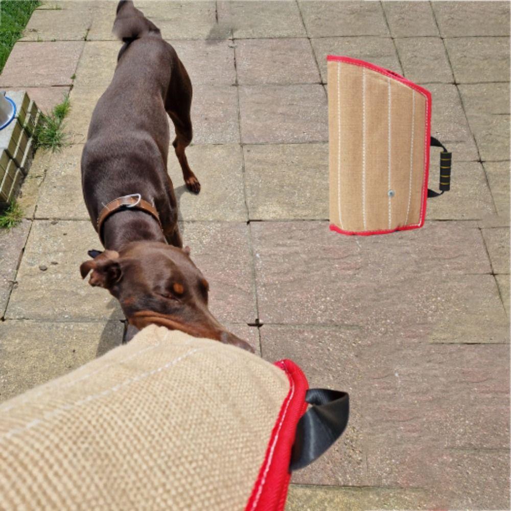 resistant With Handle Jute Dog Bite Pillow Dog Training Sleeve Arm Protection Cover Dog Bite Sleeve