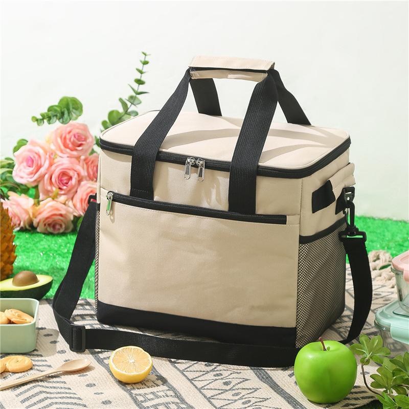 Складная сумка-холодильник большой вместимости, изолированная сумка для пикника и ланча, коробка, сумка-холодильник для путешествий на открытом воздухе, кемпинга, барбекю, семейной вечеринки