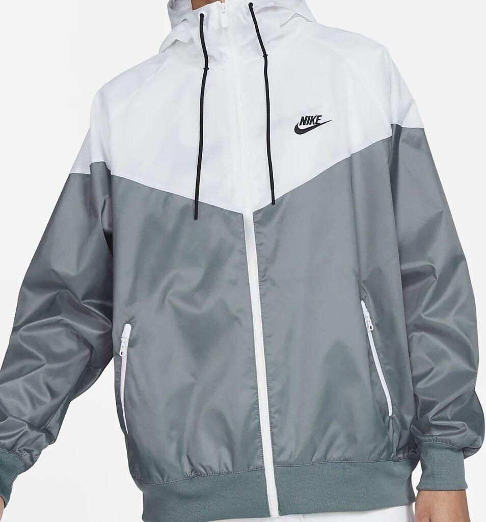 Куртка Nike Sportswear Windrunner (DA0001) темно-дымчатый серый/белый/темно-дымчатый серый/черный