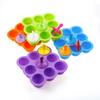 Silicone World 9/7 Отверстий Силиконовые Формы для Эскимо DIY Форма для Мороженого на Палочке Лоток для Льда Детский Фруктовый Молочный Коктейль Коробка для Прикорма