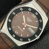 Б/У винтажные часы SEIKO 5 AUTOMATIC 6309A JAPAN MENS D/D BROWN 608i-a316860-2