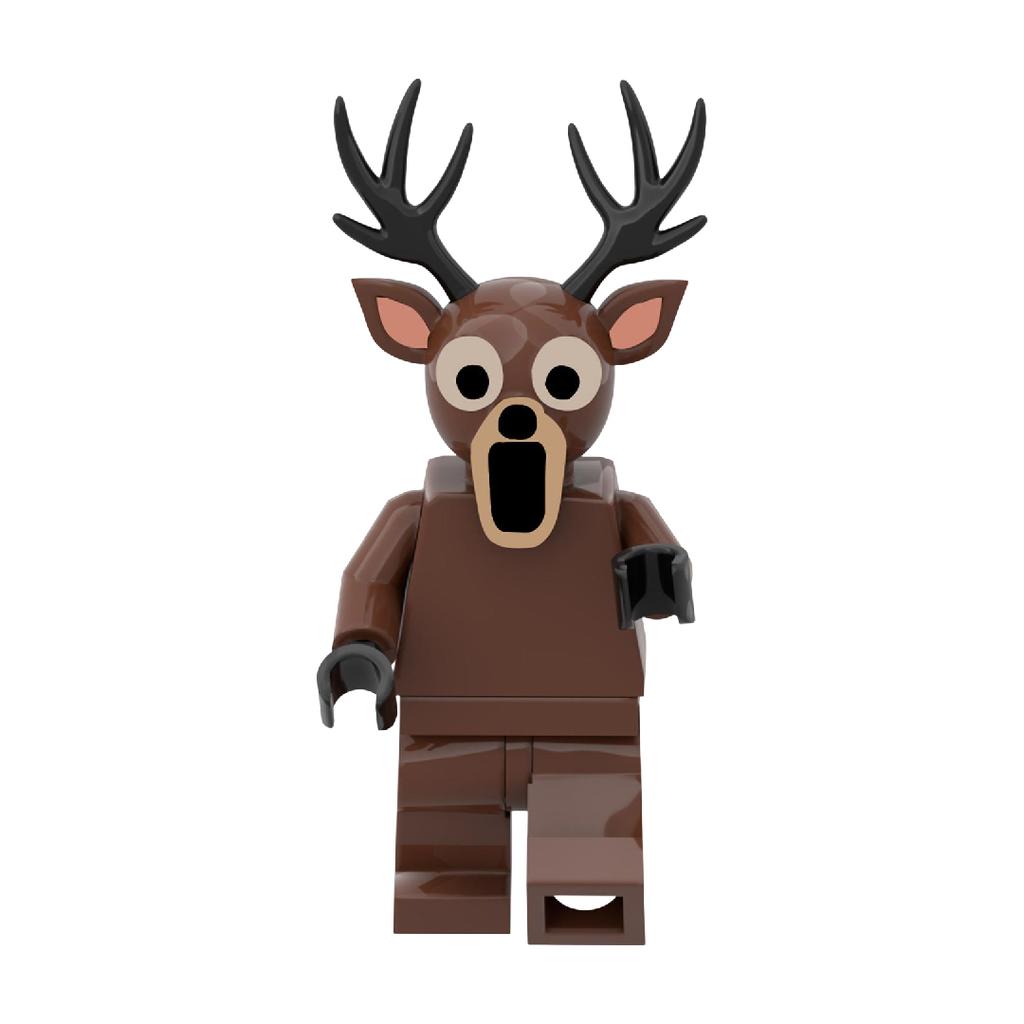 99 ночей в лесу Олень Сова Коза Монстр Аниме Фигурка Набор Строительных Блоков Модель Собранные Строительные Блоки Детские Игрушки