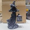 Faceless Witch With Lantern Vintage Resin Cracker Barrel Ghost LED Lantern Halloween Lanterns Witch Statues Halloween Ghost