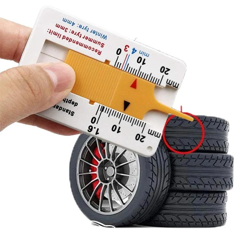 Digital Car Tyre Tire Tread Depth Gauge Motorcycle Car Tire LCD Tire Tread Gauge Auto Measurer Tool Caliper Repair Tools