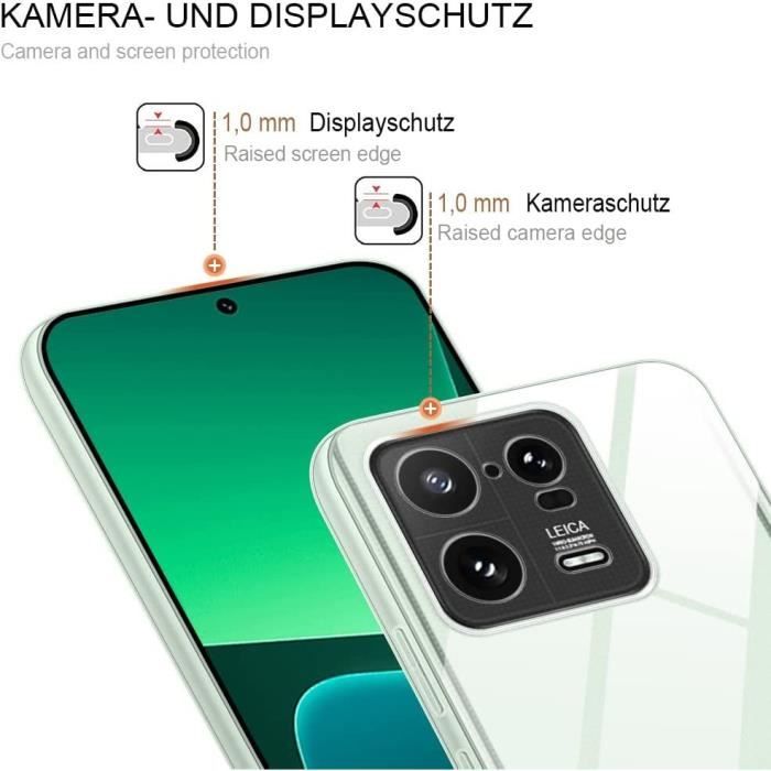 Coque et 2 Verres Trempés pour Xiaomi 13 Pro - Protection Renforcée Antichoc Silicone