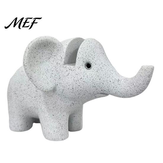 Office Desk Accessory Elephant Shape Glasses Holder, Resin Spectacle Display Stand, Modern Style Minimalist Ornament for Home Eyewear Tray,