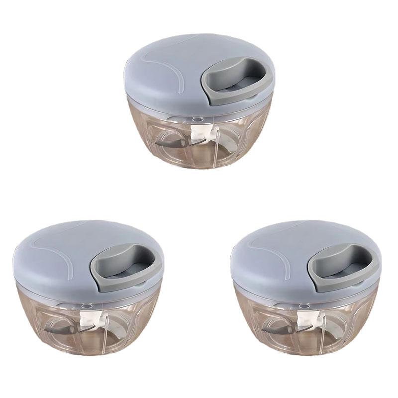 1/3/5PCS Manual Garlic Pounder Multifunctional Chopper Vegetable Chopper Small Cooking Machine Multifunctional Chopping Machine