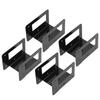 4 шт. Кронштейн для дровницы, Предварительно просверленная сталь, Регулируемая опора для дровницы для помещения и улицы