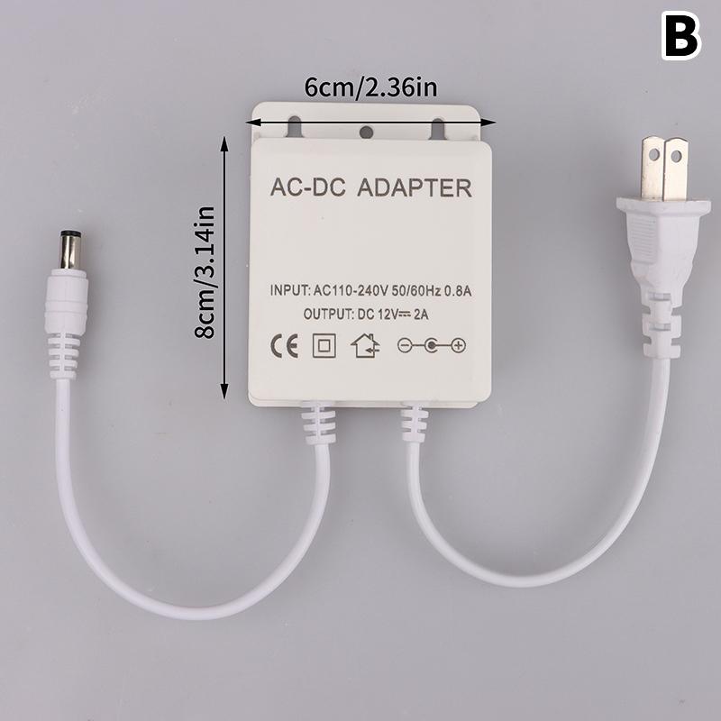 12V 2A 2000Ma Cctv Camera Power Supply Adaptor Outdoor Waterproof Plug Charger