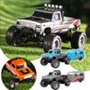 1:64 High-speed Mini RC Car Alloy Appearance Cool Lights Shock Absorption Off-Road RC Monster Truck Children's Gift