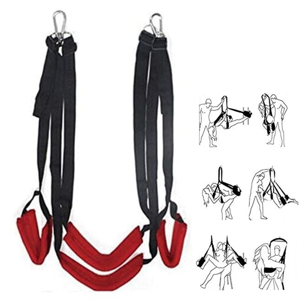 Door Hanging Leg Sling Swing Leg Training SM Restraint Different Sensual Restraint Body Adult Toy Restraints, Handcuffs, Cuffs, Cuffs, M-Shaped
