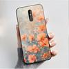 Чехол для телефона Nokia 3.2 TA-1156 TA-1159 TA-1164 Nokia 4.2 TA-1157 Чехол Модный Бабочки Цветы Тонкий Черный Мягкий Силиконовый Чехол