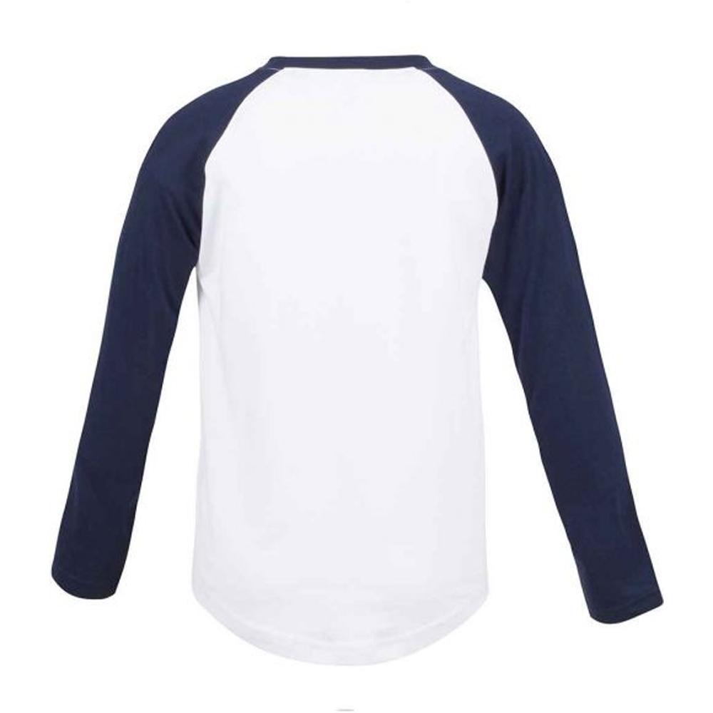 SF Minni Childrens/Kids Long-Sleeved Baseball T-Shirt