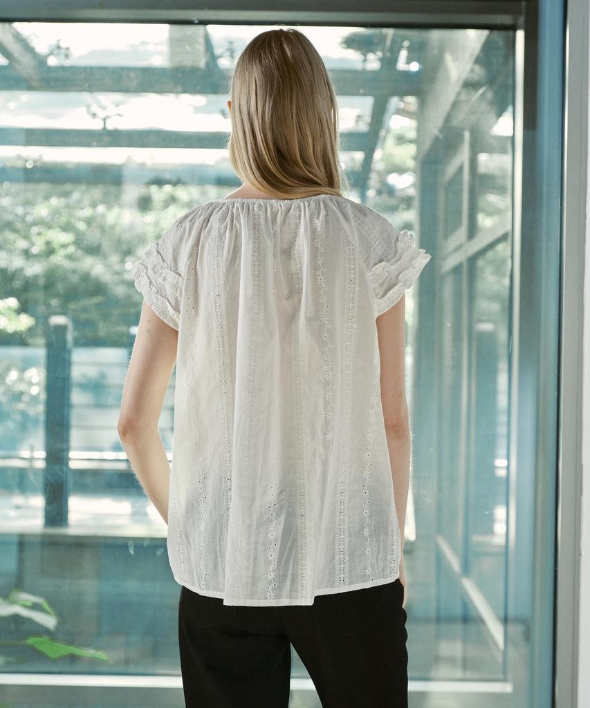 JUCYJUDY Flare Lace Blouse J1Bl329J