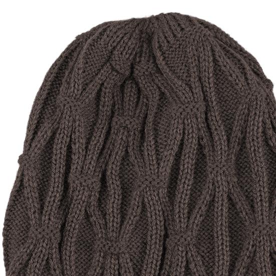 Мужская и женская шапка-бини, однотонная, с текстурой кручения, термошапка, осень