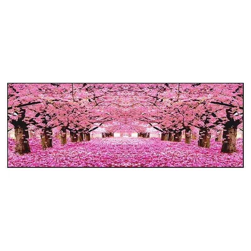 Diamond Painting Full Diamond 5D Living Room Bedroom Modern Romantic Scenery Cherry Blossom Mosaic Art Cross Stitch Dot Diamond Hand Diy