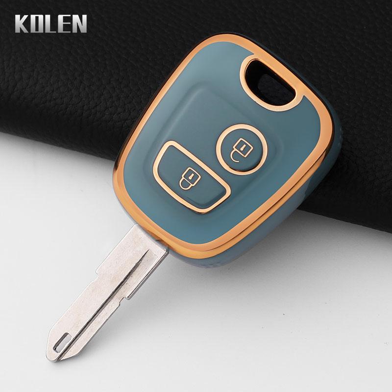 Чехол-оболочка из ТПУ для автомобильного ключа Peugeot 106 107 206 207 307 Для Citroen C1 C2 C3 C4 Xsara Picasso Для Toyota Aygo Защитный чехол для ключа