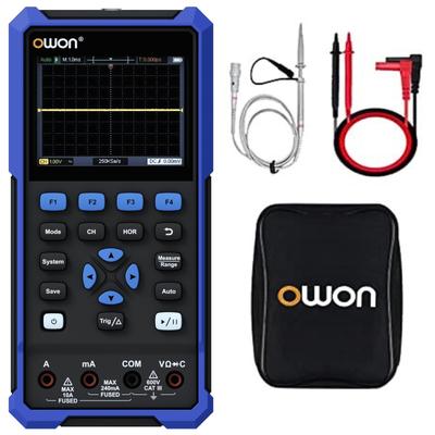 OWON HDS271 70 МГц Ручной осциллограф с мультиметром и формой сигнала до 100 кГц Частота дискретизации 8K Запись Истинный SCPI USB Ручной и легкий Инструкция