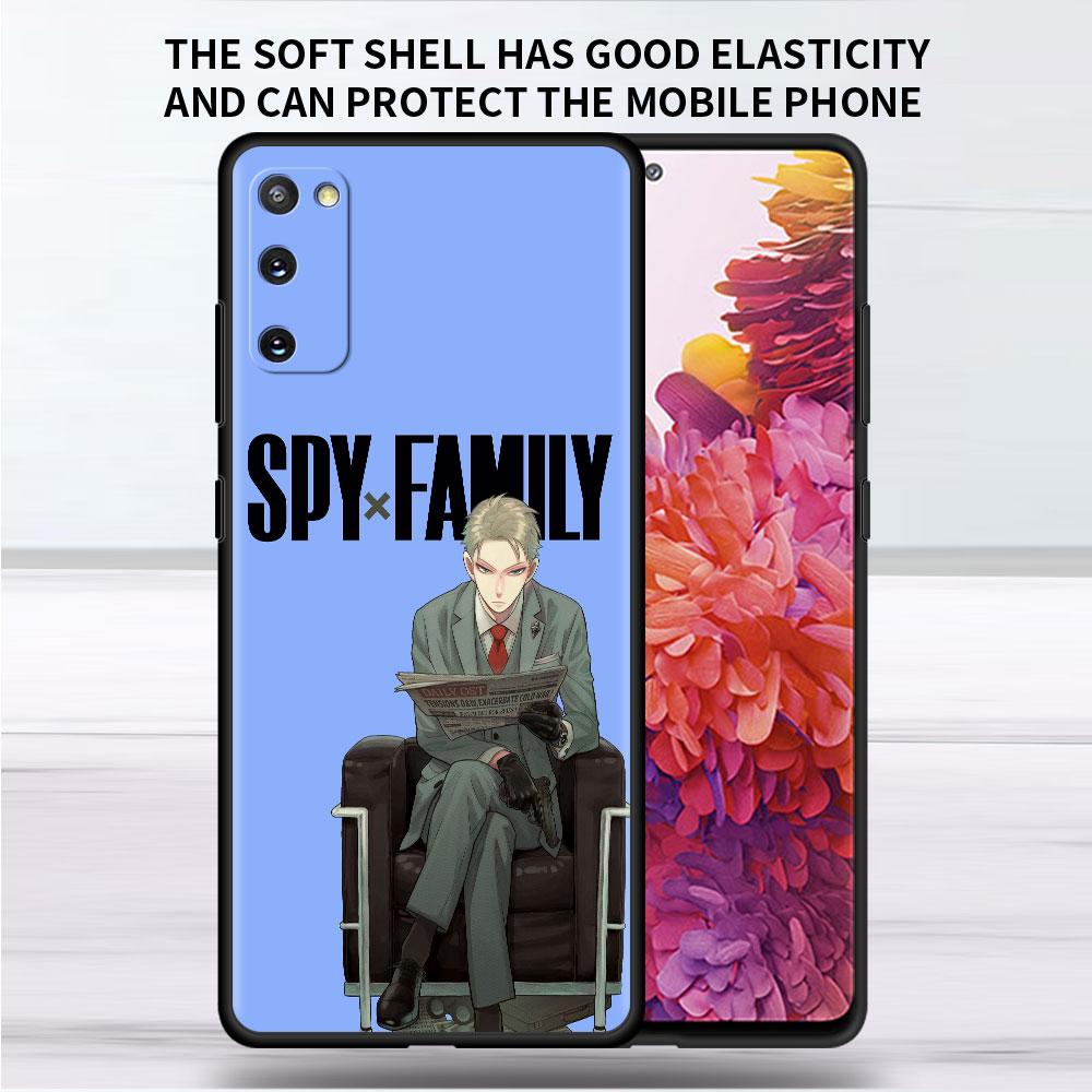 Мягкий чехол для Samsung Galaxy Note 20 Ultra 10 Plus Lite A50 A70 A20 A40 A20e 9 8 A60 A10e Funda, чехол для телефона SPY×FAMILY Anime Sac