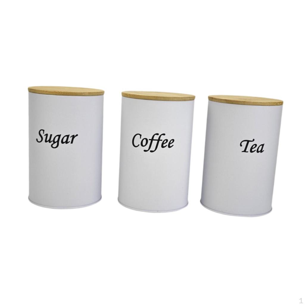 Герметичные кухонные банки, набор для кофе, чая, сахара, современные контейнеры для хранения, банки для хлопьев