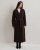 Women's Coat Fine Line 301 48 Brown