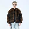 Men's Minimalist Camouflage Baseball Jacket - American Retro Style, Trendy Streetwear, Cotton Spring Coat