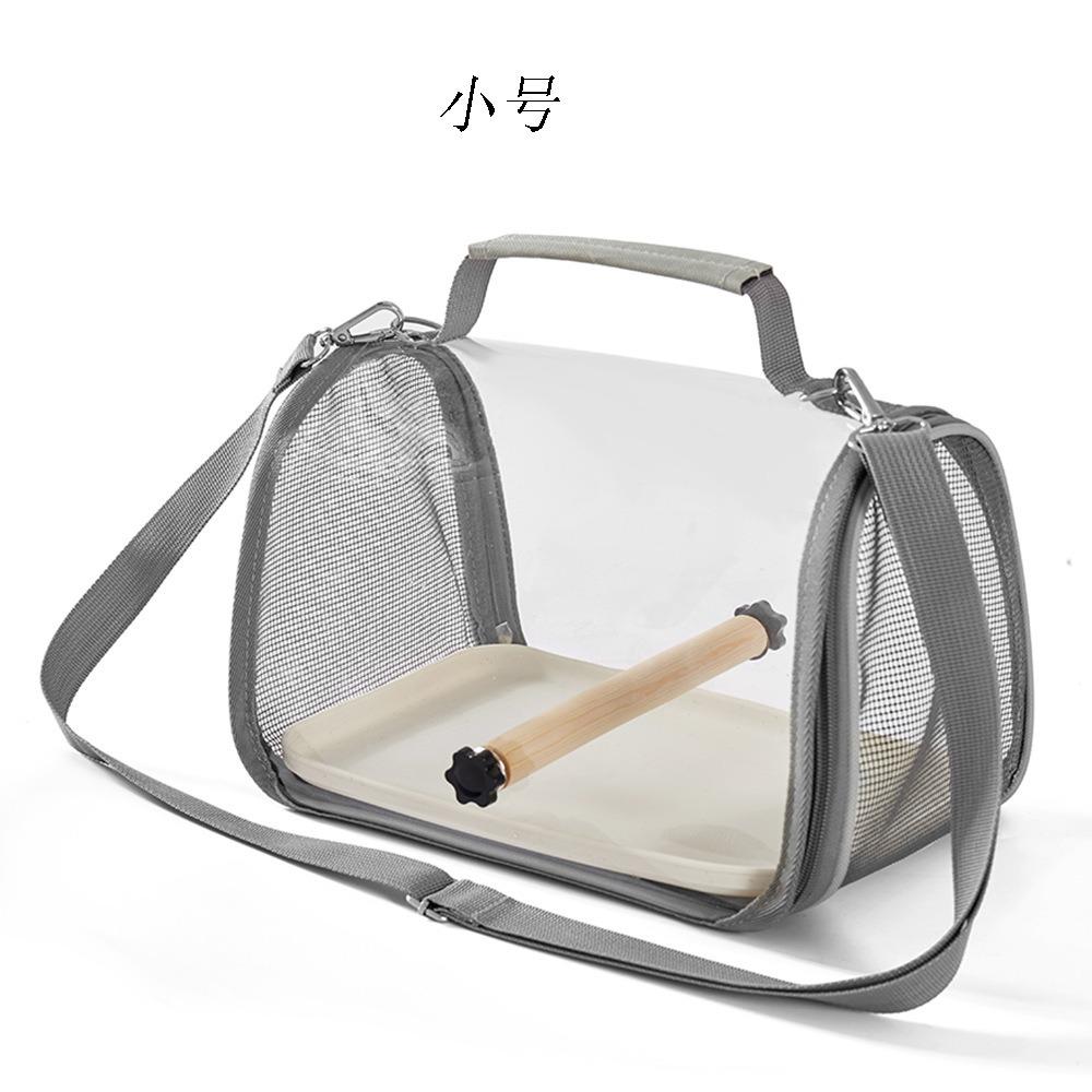 Portable Parrot Carrier Bag Breathable Travel Cage for Sun Conure Cockatiel Pigeon Small Birds124