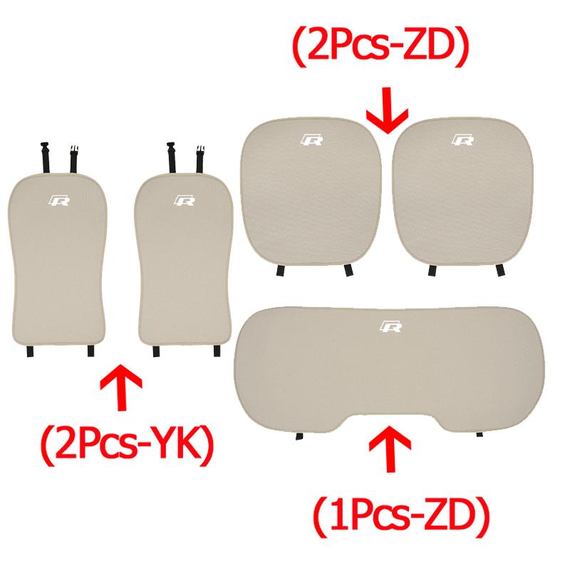 Для VOLKSWAGEN VW Volkswagen Чехол на сиденье автомобиля Ледяной шелк Подушка Защитные накладки Для VW GTI Polo Golf Passat Tiguan Arteon Touareg CC
