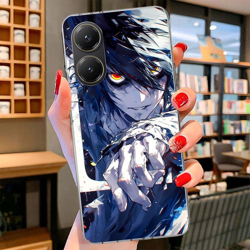 Чехол для телефона N-Note D-Death L Lawliet для Xiaomi Poco F7 Ultra X7 X6 X5 Pro M7 Redmi 15C 15 13C 13 12C 12 10C 10 9A 9C 9T 9