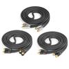 Удлинительный кабель 2RCA на 2RCA, 2 штекера на 2 гнезда, 2RCA, удлинитель стерео звука для динамиков, усилителей, микшеров, HDTV