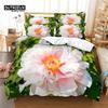 Beautiful  Flower Bedding Set, 3Pc Flower Duvet Cover Set, Soft Comfortable Breathable Duvet Cover, For Bedroom Guest Room Decor