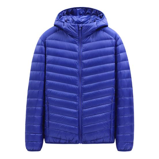 Мужское пуховое пальто с капюшоном, легкая теплая зимняя куртка, длинный рукав, застежка на молнии, ветрозащитная, для холодной погоды, верхняя одежда