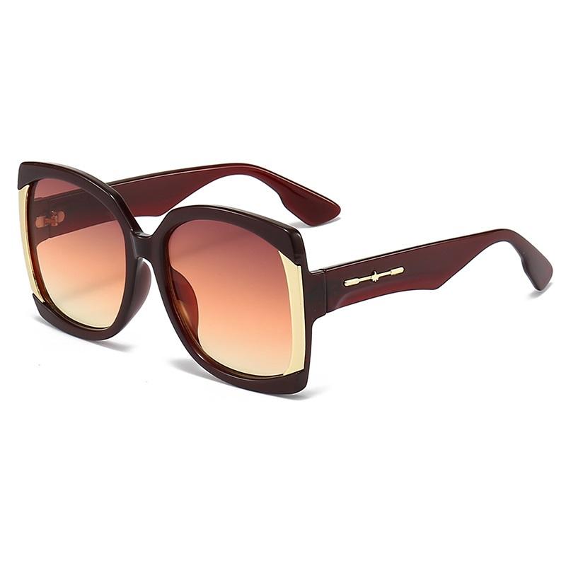 Новые квадратные солнцезащитные очки женские винтажные дизайнерские мужские солнечные очки зеленые фиолетовые леопардовые чайные оттенки УФ400 люксовый бренд женские окулус