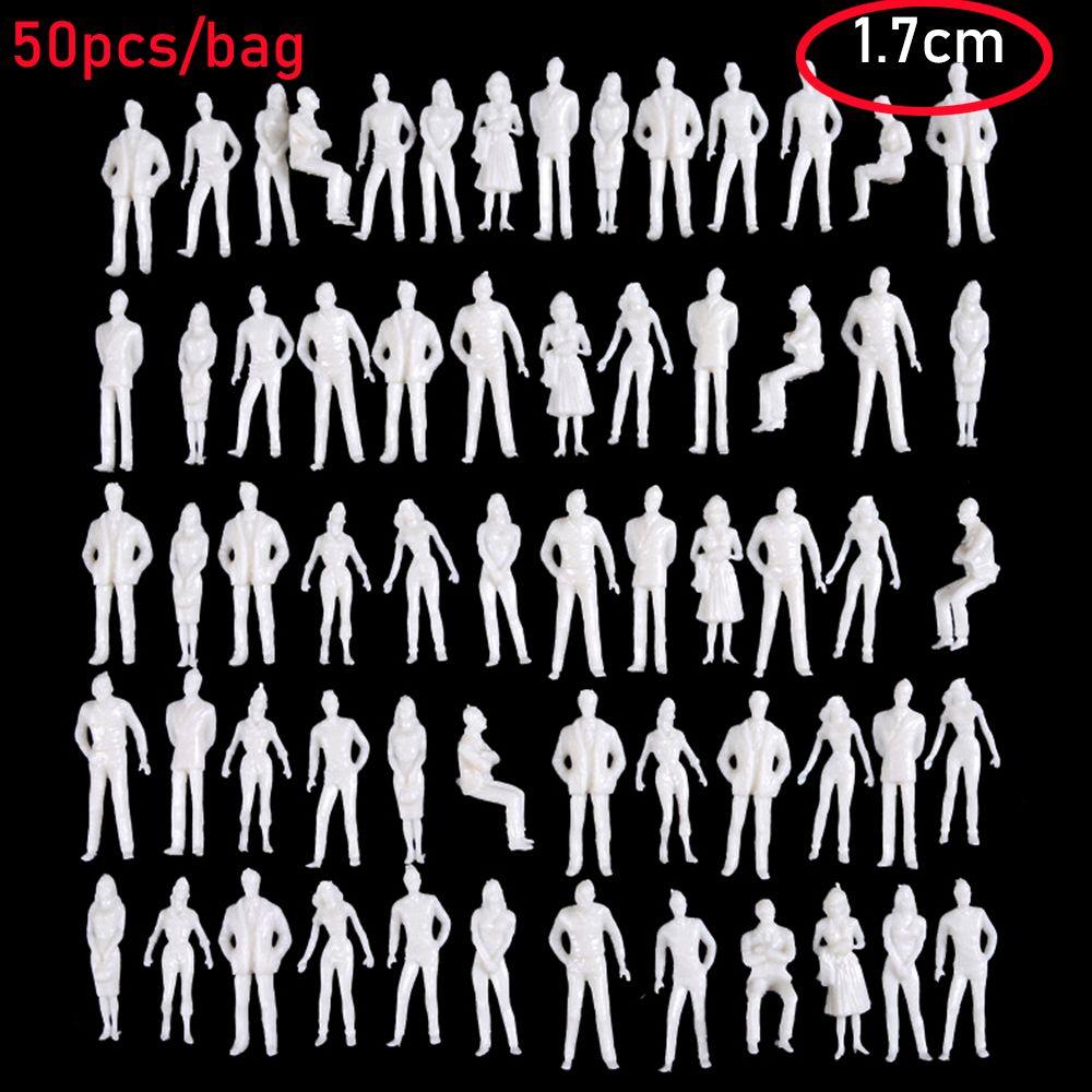 10/50 шт. АБС-пластик Человеческий масштаб Разные стили Позы Миниатюрная модель scenery Поезд Модель Строительство Пассажиры DIY Персонаж Люди Фигурки