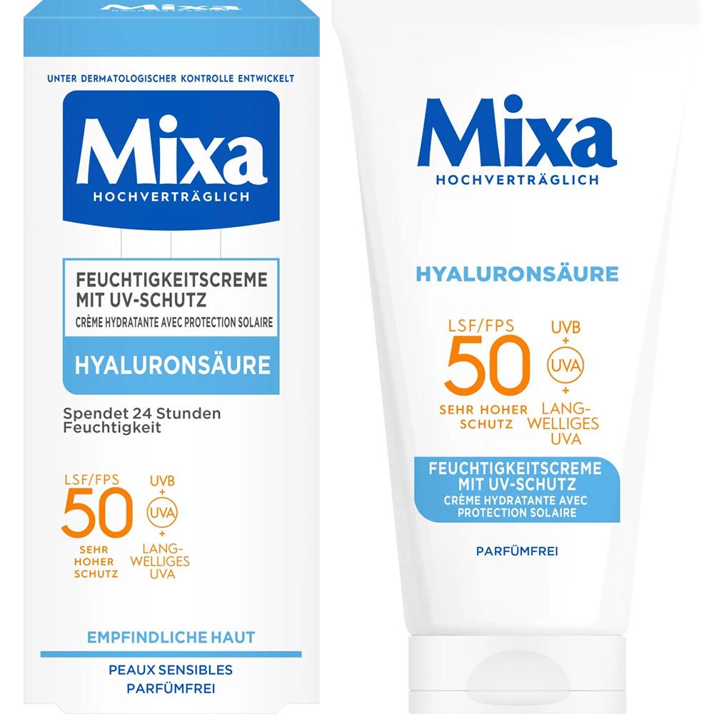 Mixa Увлажняющий крем с гиалуроновой кислотой LSF 50, 50 мл