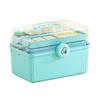 3-слойный ящик для хранения лекарств, большая емкость, водонепроницаемый, ударопрочный, портативный ящик для лекарств для дома