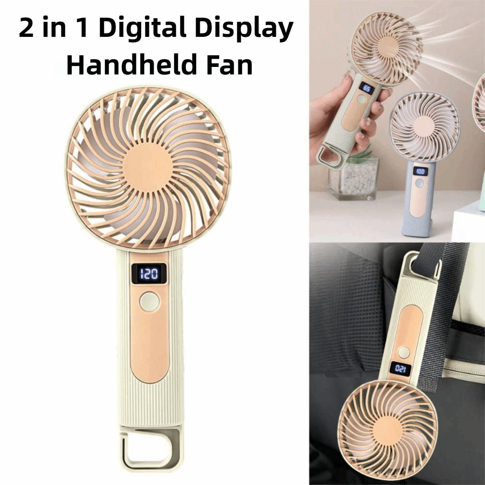 120 Speeds Mini Portable Cooling Fan USB Rechargeable Desktop Standing Fan Summer Cooling