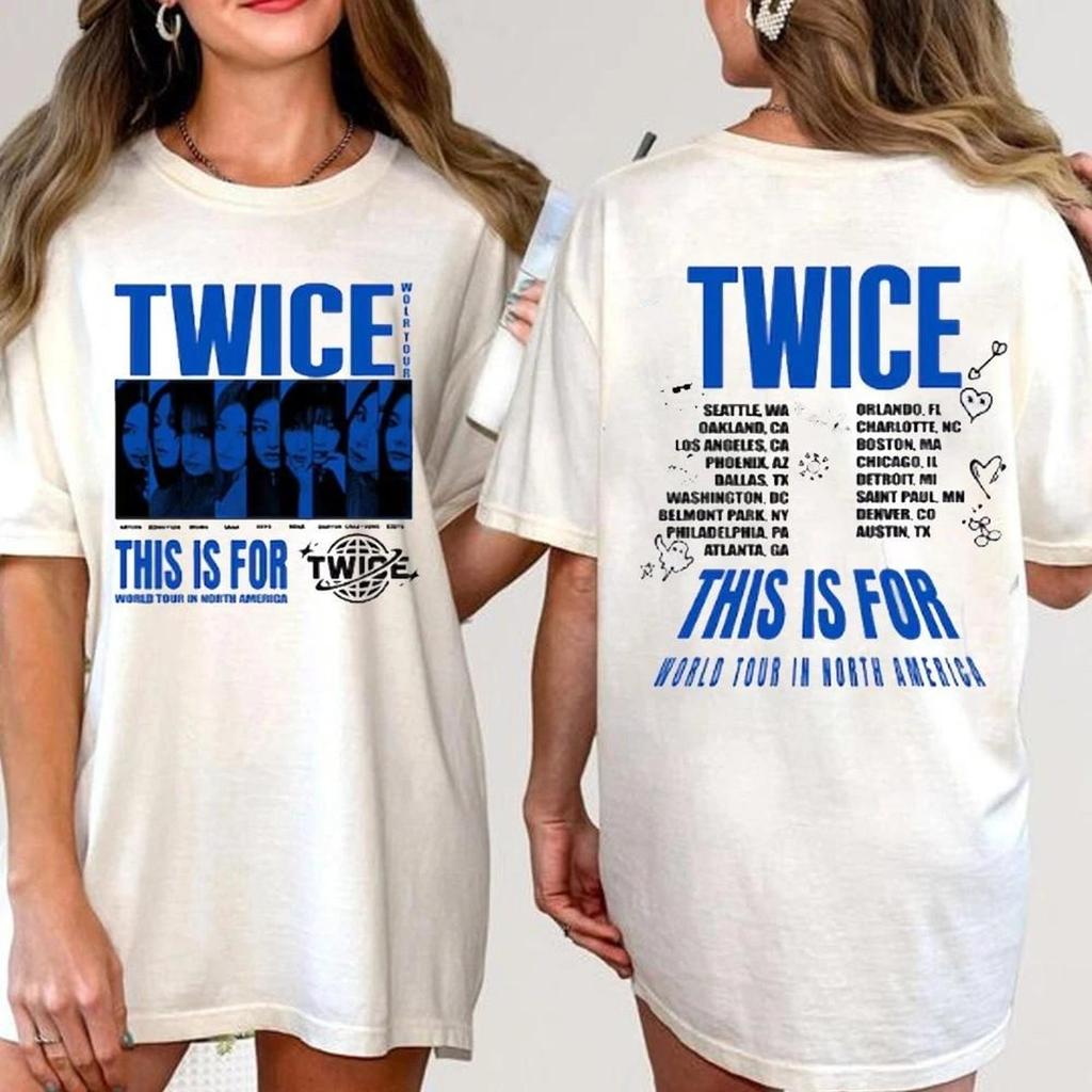 Twice This Is For Tour 2026 T-shirt, Retro Twice Kpop