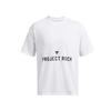 Badge Of Honor Letter Print Crew Neck Short Sleeve T-Shirt Men Tops White 1386892-100
