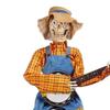 Halloween Animated Banjo Skeletons Fall Country Skeleton Musician Playing Banjo Figurine for Thanksgiving Autumn Harvest Decor